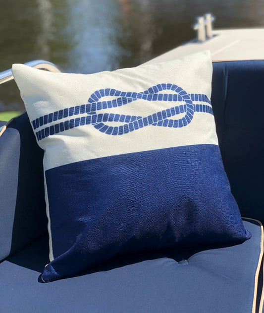 Bootkussen - Afmeren - 45x45 - royal blauw