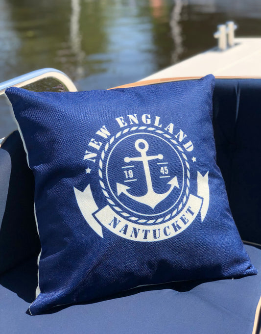 Bootkussen - Overtocht - 45x45 - royal blauw